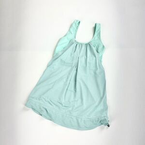 Lululemon run times tank toothpaste teal size 4